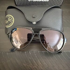 Ray-Ban Black Wayfarer-Style Sunglasses